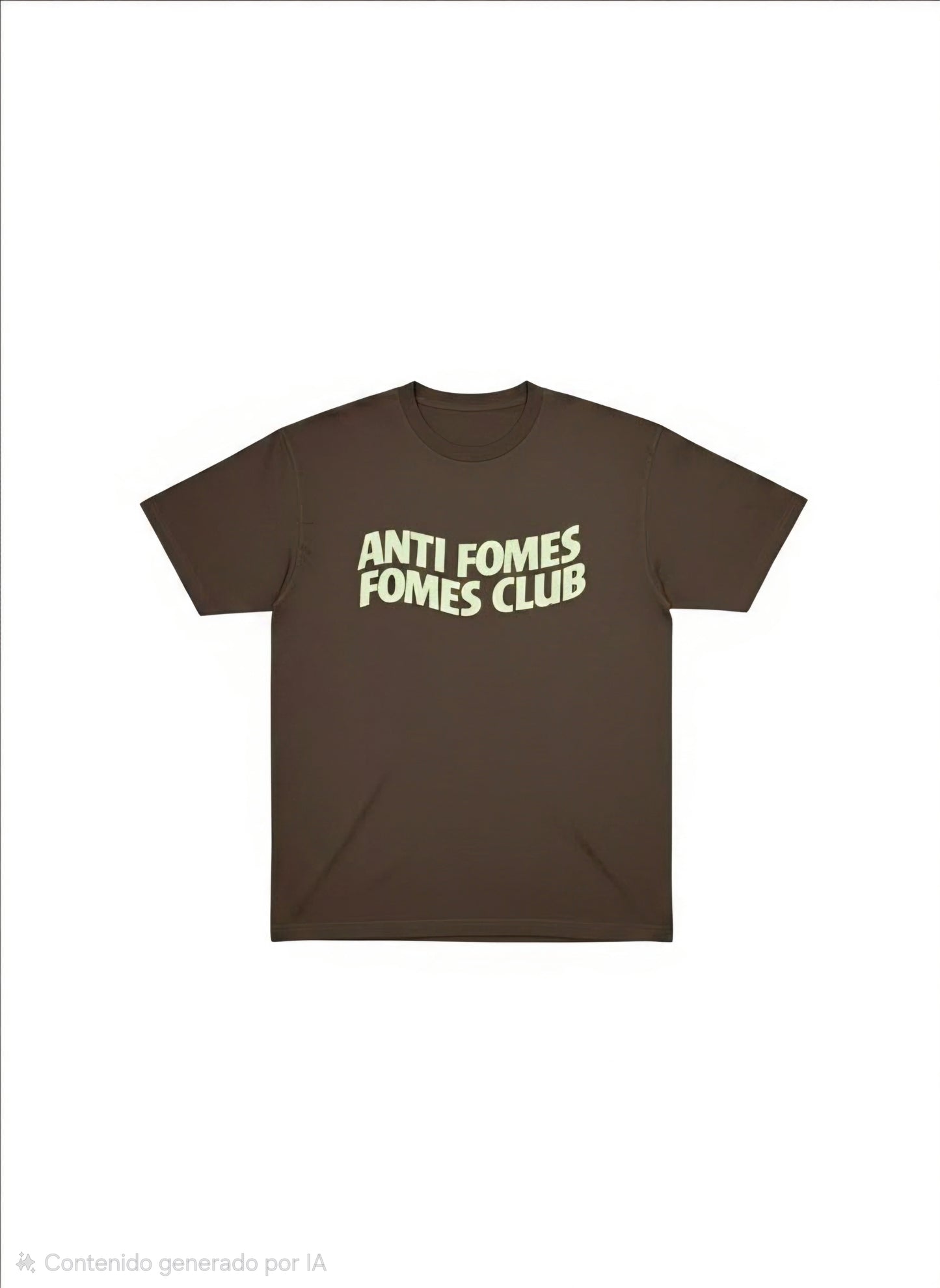 Polera Anti Fome Chocolate + Verde Limón